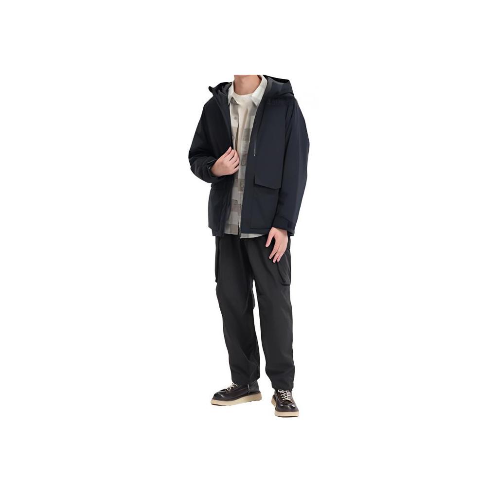 UNIQLO FW23 U Series Solid Color Pocket Casual Work Pants Unisex bottoms Black 460268-09