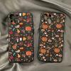 Leaf Pattern Graphic Phone Case for IPhone 16 15 14 13 12 11 X XR 17 8 7 Plus Pro Max Autumn Pumpkin leaves Fall silcone Cover