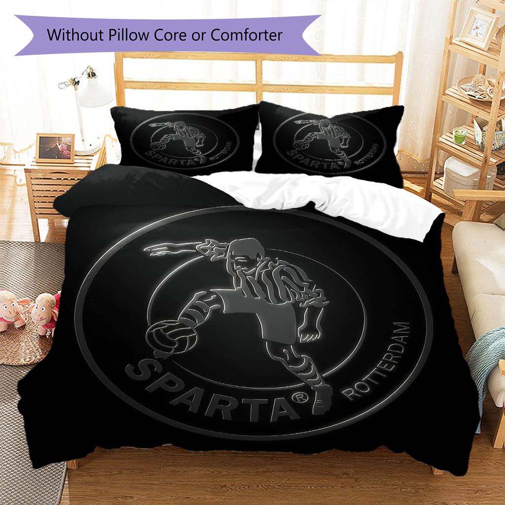 Sparta Rotterdam Bedding Quilt Set Quilt Cover Pillowcase Home Decoration Birthday Gift (1 * duvet cover + 2 * pillowcase, without core)
