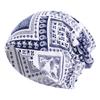 4pcs Unisex Classic Paisley Print Beanie Hip Hop Women's Loose Fit Lightweight Stretchy Skull Cap Breathable