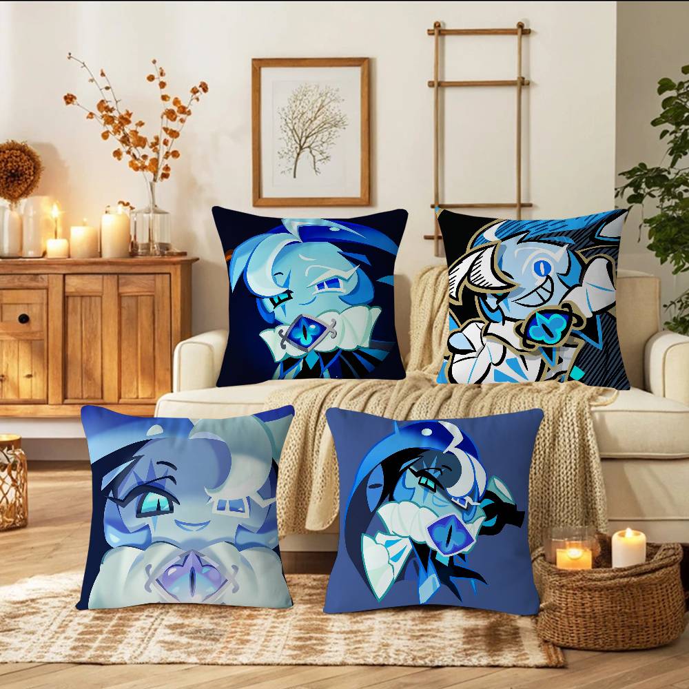 Shadow Milk Cookie Cushion Cover Inches Farmhouse Decor Home Throw Pillow Covers For Couch Decorations