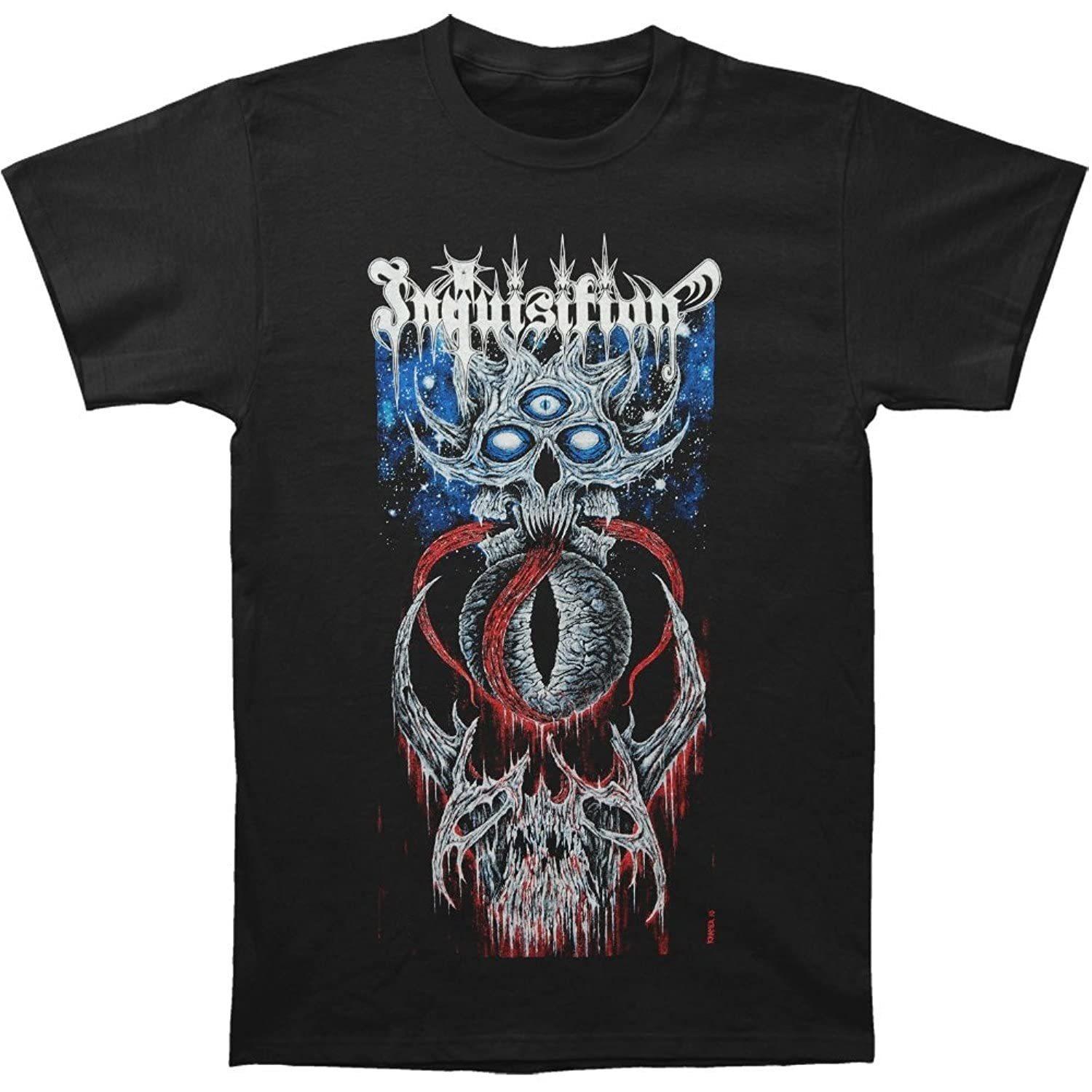 Inquisition Band Cosmic Skull T-Shirt XXL чёрный