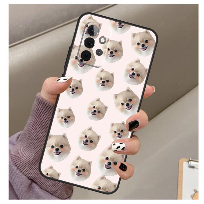 Pomeranian Dog Case For Samsung Galaxy A56 A16 A26 A36 A06 A52 A53 A33 A13 A34 A54 A14 A15 A35 A55 A22 A32