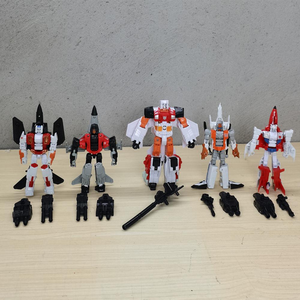 HZX Robot Superion H903 Transformation Toys 5IN1 Superion Combiner Deformation Action Figure Model Children Gift