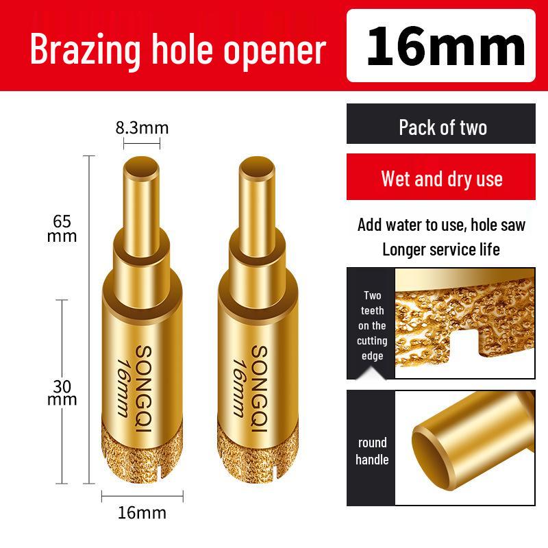 Diamond Tile Drilling Bit for Glass, Marble & Porcelain