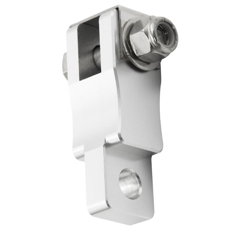 2" Billet Pedal Extender for Peterbilt 378 379 386 388 389 Aluminum Pedal Extension Truck Accessory Black/Silver