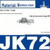 Stainless Steel Spring Clip: Metal Crimp, Wire Baffle, Pipe Holder, Conductive Manganese.