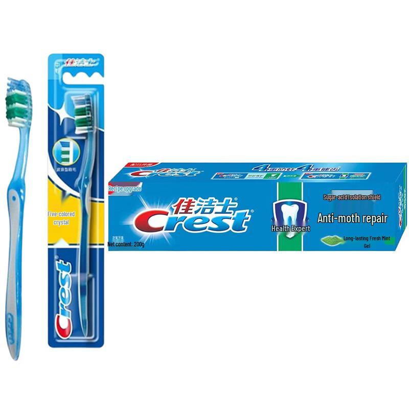Crest Soft Bristle Toothbrush & Toothpaste Set