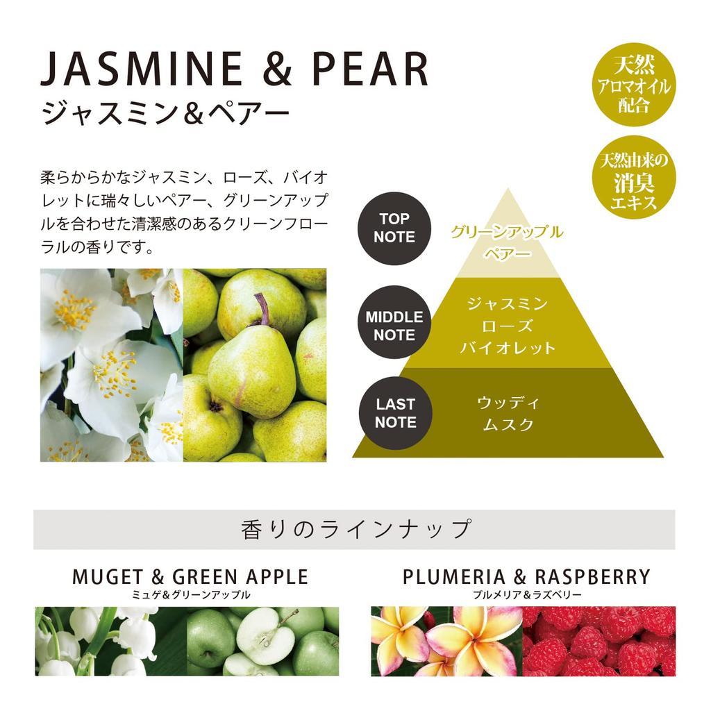 Carmate DH402 Car Deodorizing [Hanging] Luno Hanging Wood Lasts for 30 Days [Jasmine & Pair]