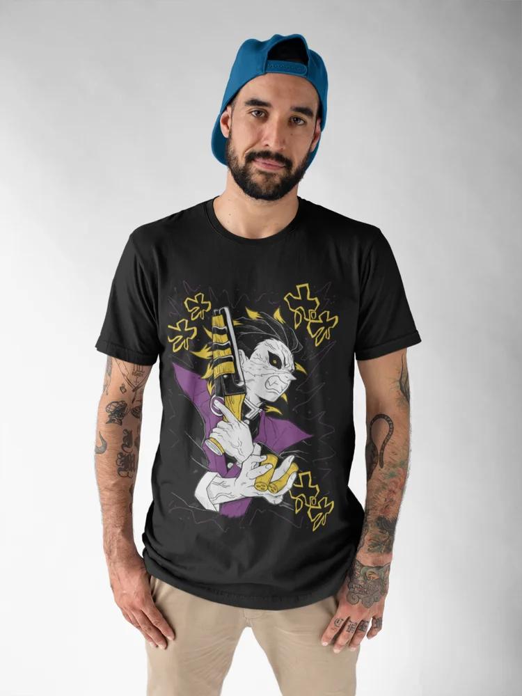 Hot New Top Fasnsin Cosplay Hot-blooded Classic Anime Print T-shirt 25 Hot Animen Gifts Tees New Men's and Women's Streetwear