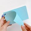 50PCS Binder Horizontal Line Memo Book Loose-Leaf Index Cards Flash Cards Small Revision Cards for Study Office Note Pads