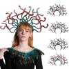 Mystical Ancient Snake Headpiece Quality Headdress Unique Headwear Halloween Cosplay Accessory for Trendy Ladies