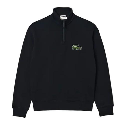 Lacoste Unisex Adult Quarter Zip Loose Sweatshirt