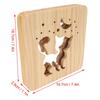 Warm White Lamp 3D Wood Light LED Light Night Light Lamp Cat 3D Wood Light  Bedroom Decor