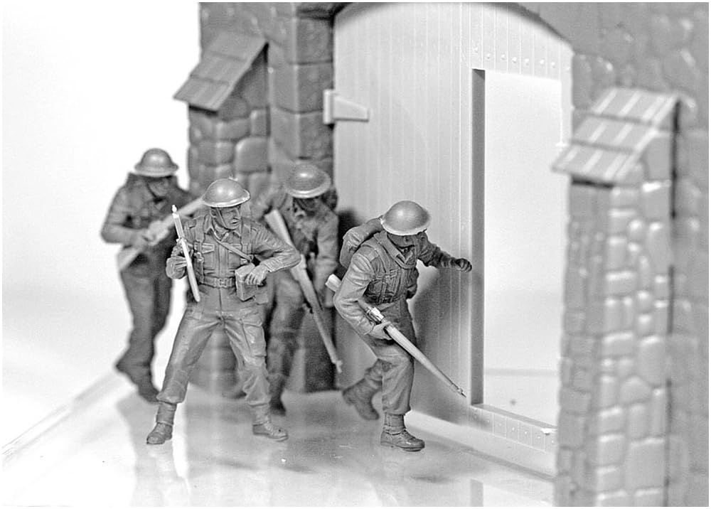 Master Box 1/35 Scale British Infantry (5 Figures) Western Front 1944-45 Plastic Model Kit MB35085