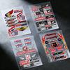 AAAKU1 For HONDA Reflective Motorcycle Stickers, 3M Safety Warning At Night In the Dark Scooter Helmets