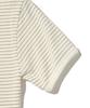 CARGOBROS FOR WOMAN French Ringer Stripe Short Sleeve T-Shirt (Beige)