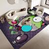 Invader Zim Cartoon Anime Floor Mat Floor Mat Rectangle Anti-slip Home Soft Badmat Front Door Indoor Outdoor Mat Welcome Doormat