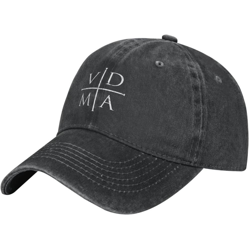 VDMA - Lutheran Cross Baseball Cap for Men Women Fashionable Adjustable Denim Hat