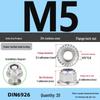 304 Stainless Steel Nylon Locking Flange Nut with Washer