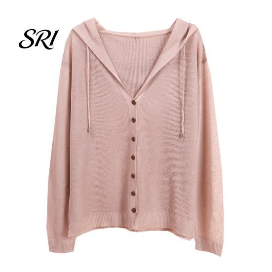 Everyday Wear Women Top Tops Hooded Drawstring Long Sleeve Pure Color Casual Blouse Summer Breathable Loose Fit Thin Ice Silk Sun Protection Coat