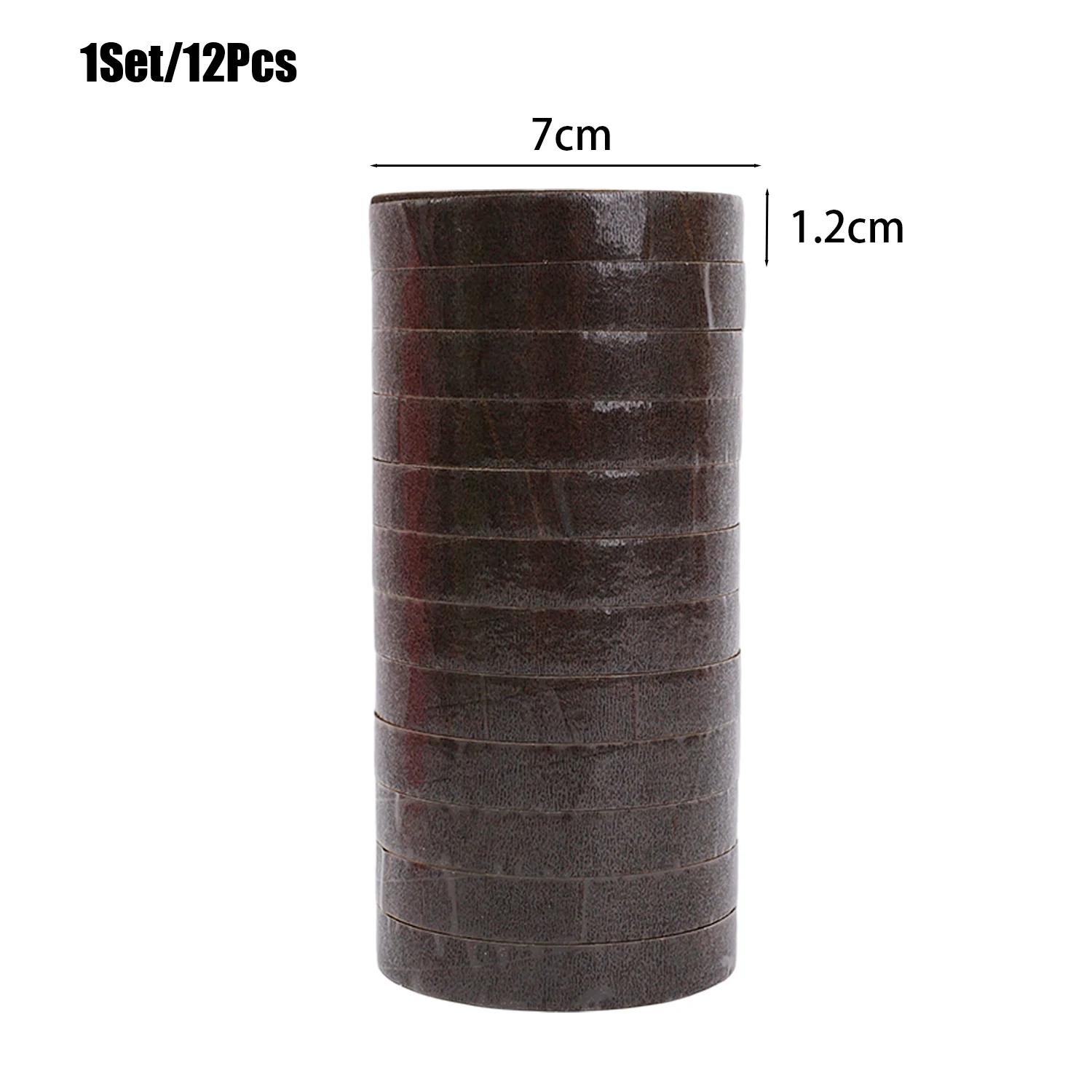

12 Rolls Floral Tape Green Pink Black Flower Tape for Household Bouquets Floral Arranging Stem Wrap Craft Decoration Supplies