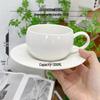 High-End Ceramic Coffee Cup & Saucer