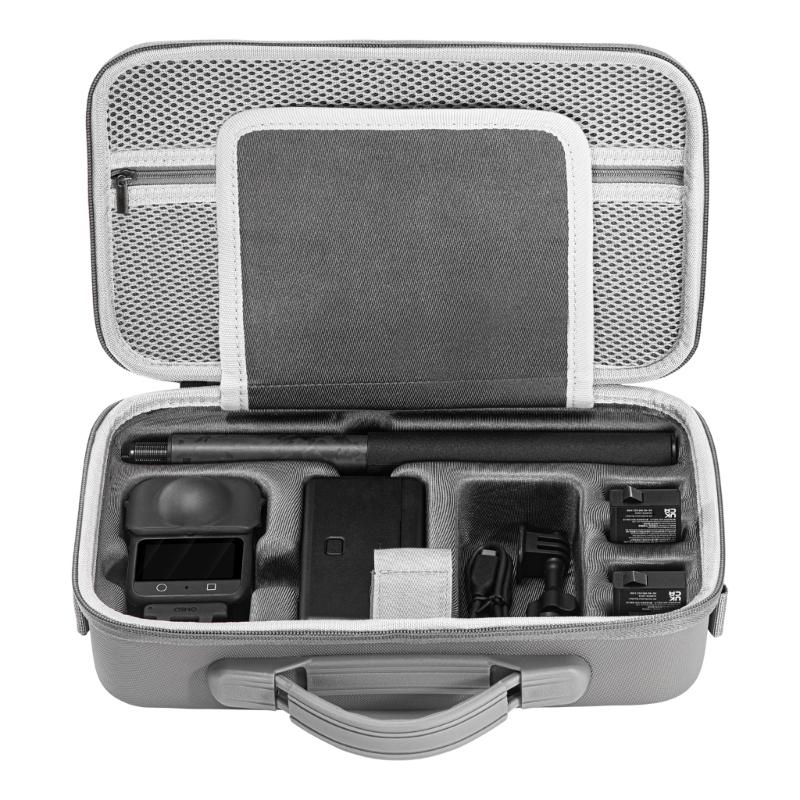 Shockproof Camera Accessories Organizers PU Material Portable Travel Storage Solution