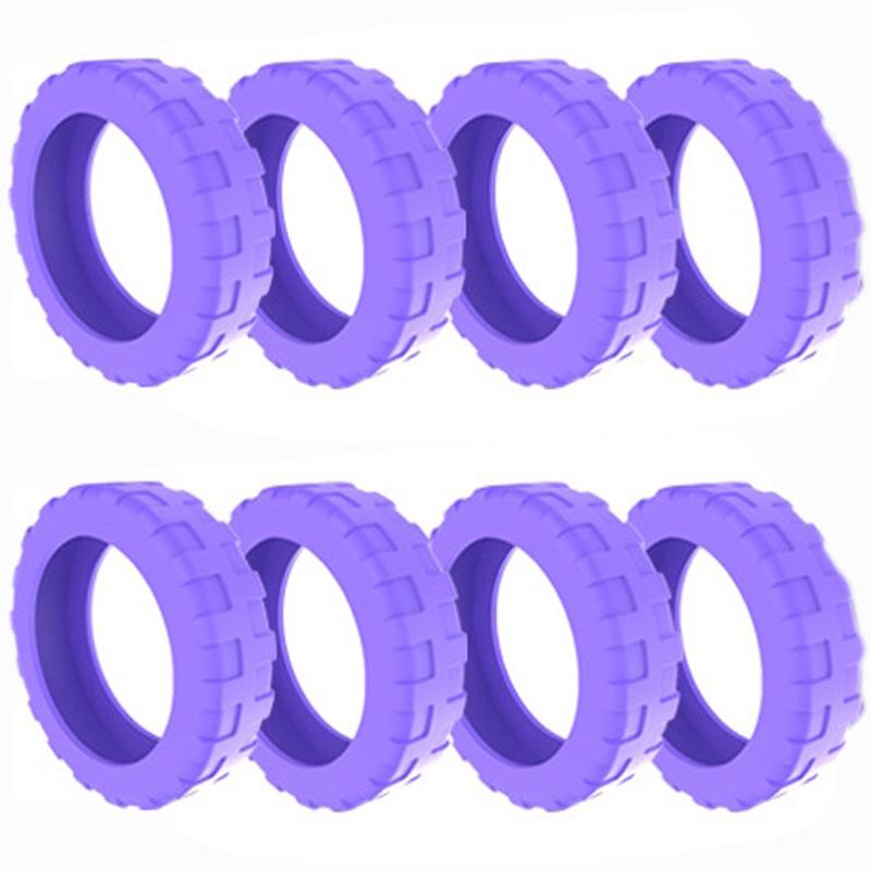Silicone Protective Cover for Silent, Shock-Absorbing Suitcase Wheels