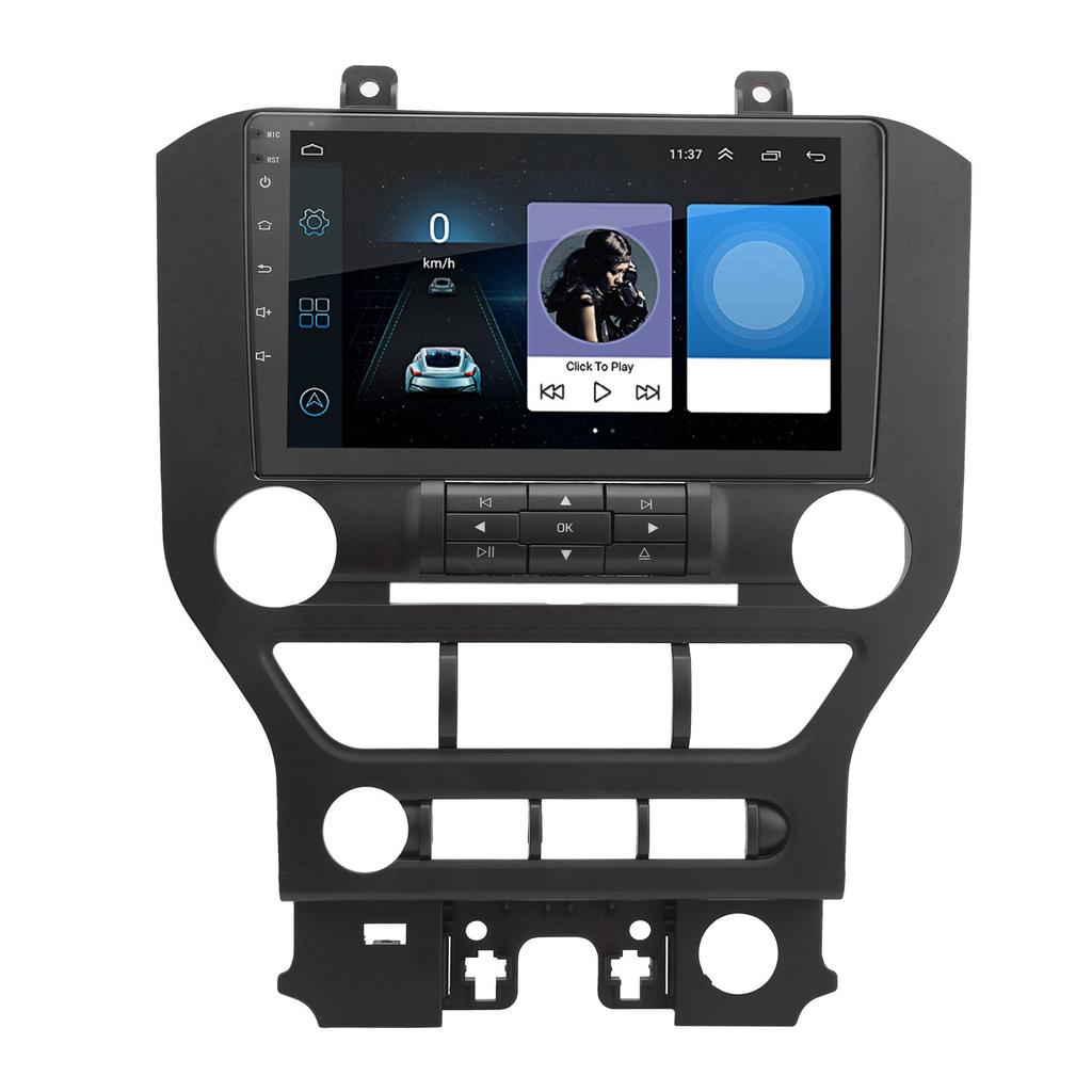 9in Bluetooth 4.0 Car GPS Navigation System MultiFunction Reversing Image Fit for Ford Mustang 20162020(1+16G )
