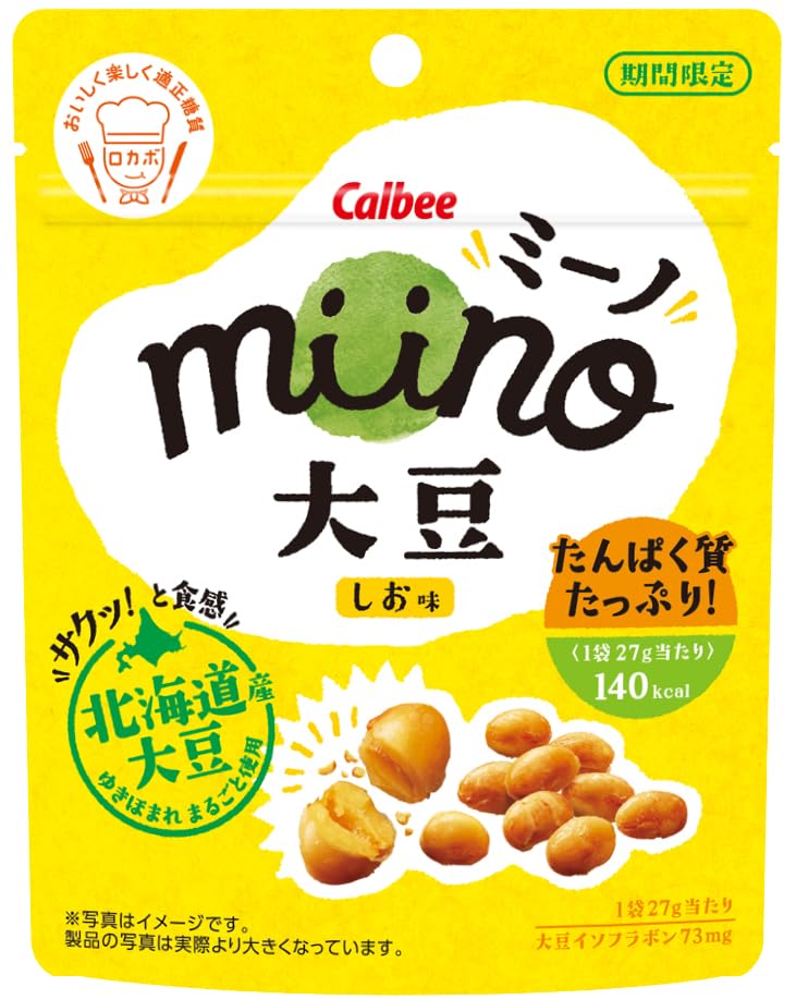 

Calbee miino soybean salt flavor 27g