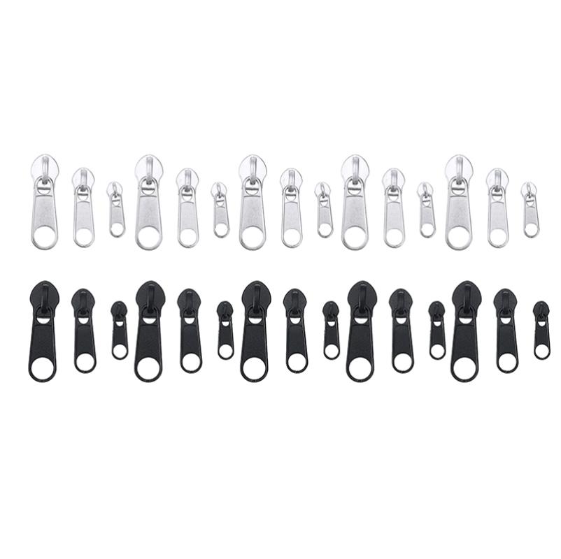 

30/84/85pcs Zipper Repair Kit Sliders with Zipper Install Pliers Travel Bag Tent Garment Clothing Zippers Replacement DIY Repair