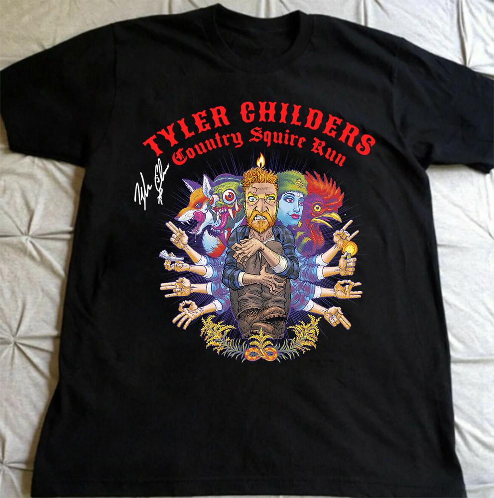 

The Tyler Childers Signed T Shirt Black All Size Unisex T-Shirt S