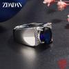 925 Sterling Silver Adjustable Couple Ring for Women Men Fashion Party Jewelry Gift