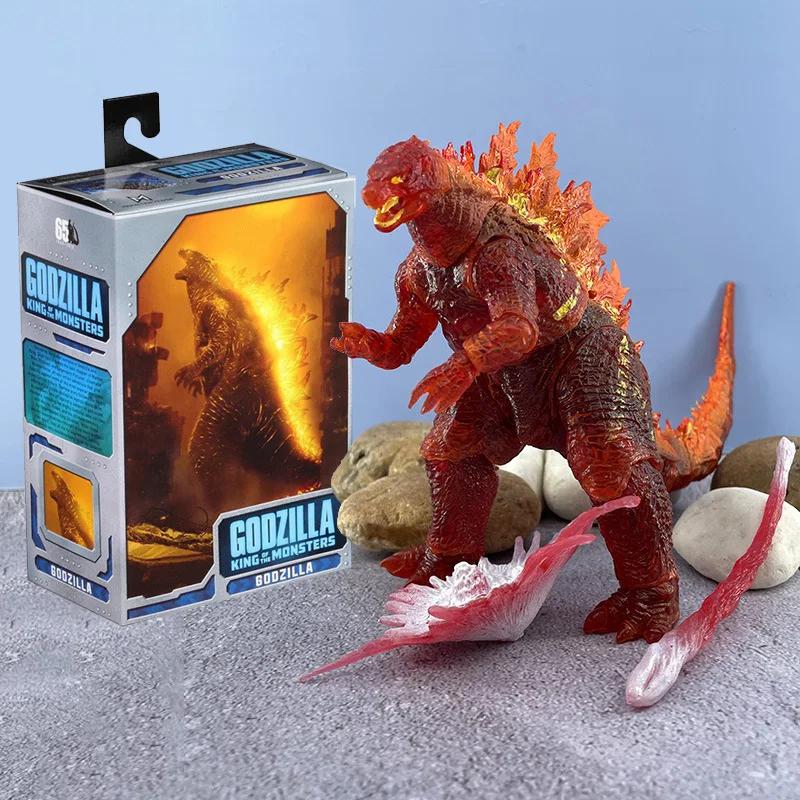 4 types Godzilla Movie Figure The King Of Monsters Godzilla Vs King Kong Action Figure Collectible Ornaments Pvc Movable Toys
