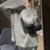 Cozy Mink Velvet Women's Sweater: Thick, Premium Knit for Autumn/Winter - Chic, Relaxed Style