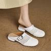 Fashion 2025 New Summer Slippers Cover Toe Fashion Hollow Out Sandals Women Shoes Zapatos De Mujer Ladies Shoes Mesh Mules Sliver Shoes