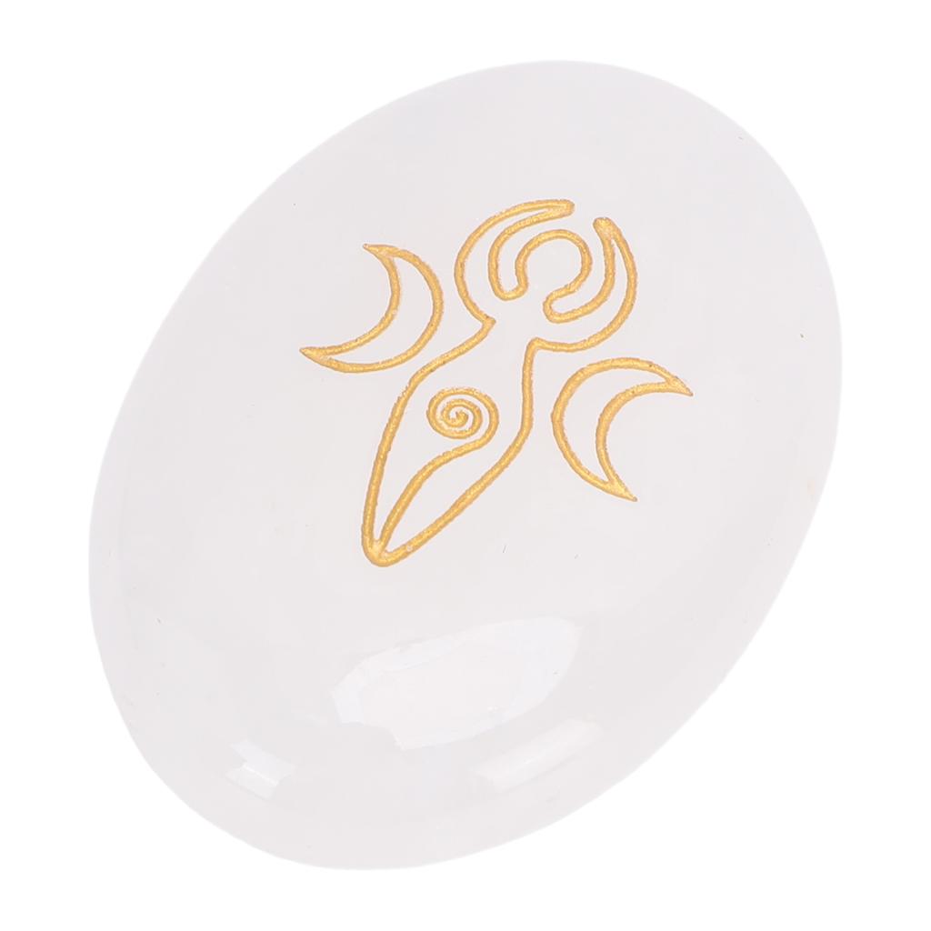     Stone Engraved Gold   Nature Gemstone for   Meditation Home Decoration