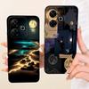 New Fashion Painting Phone Case For Xiaomi Redmi 13 13C 13X Poco C65 Funda Soft Matte Silicone Bow Pattern Cartoon Cat Covers