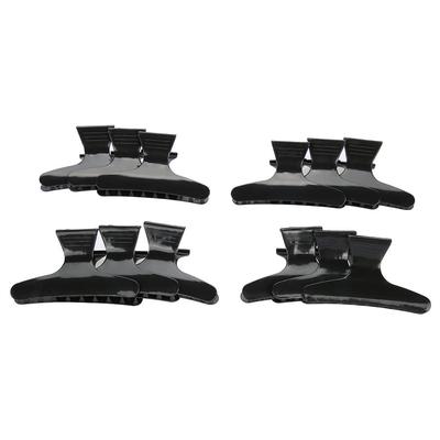12 pezzi Set di fermagli per capelli, forcine per capelli, zampe, donne, bellezza, parrucchiere, nero