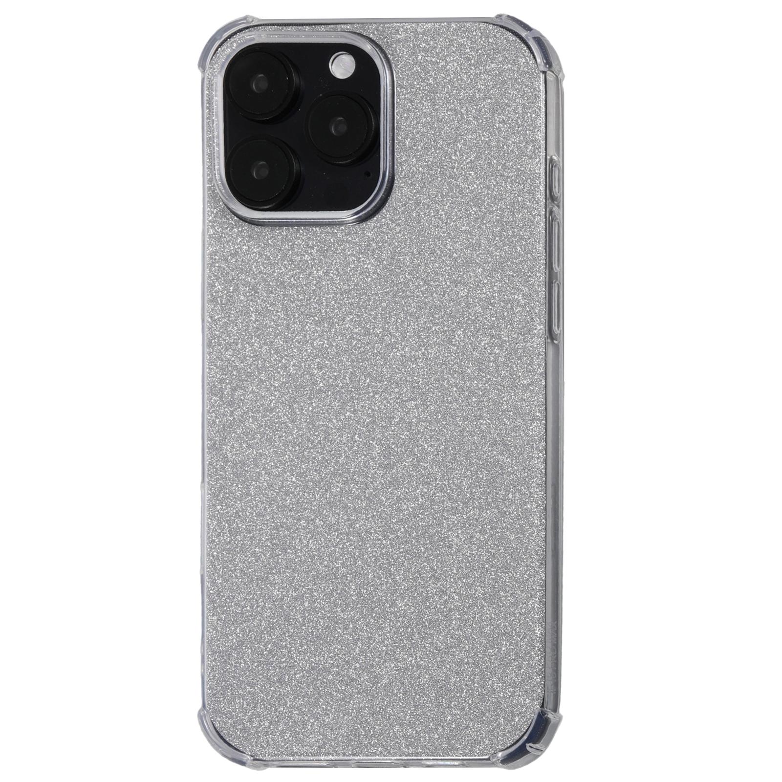

For iPhone 16 Pro Max Case Reinforced Corners TPU Flexible Phone Cover with 4 Card Papers A