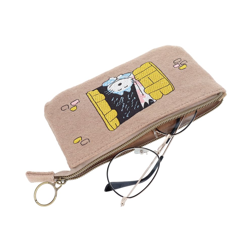 Stationery 11 Cats Embroidered Pig Pouch S2221250 Sun-Star