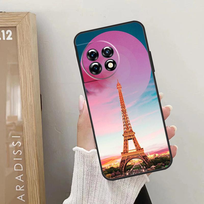 Paris Eiffel Tower France Case For OnePlus Nord 5 CE 2 3 4 Lite N20 N30 OnePlus 15 R 13R 12R 10R 13T 10T 11 12 13 Cover