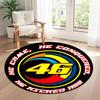 Motorcycle Round Office Rug Perfect for Hallway Living Rooms Dormitory Study Room Antislip Round Carpet Decorate Offices