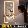 Luxury Led Wall Clocks Digital Living Room Interior Modern Silent Clock Wall Design Creative Orologio Da Parete Home Decoration