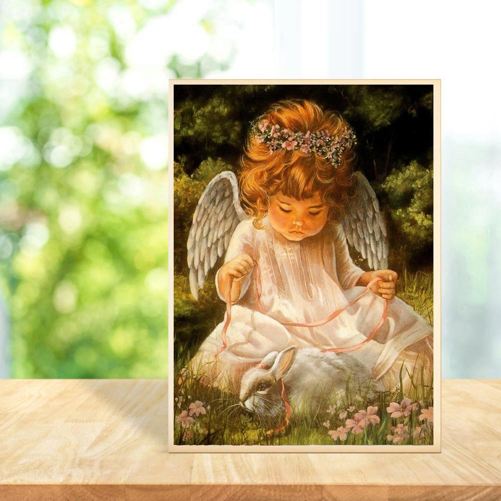5D DIY Full Drill Diamond Painting Angel Embroidery Mosaic Craft Kit Decor ➺