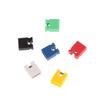 100Pcs Pitch Jumper Shorted Cap & Headers & Wire Housings 2.54Mm Shunt Shorting Block Pin Connector Cap