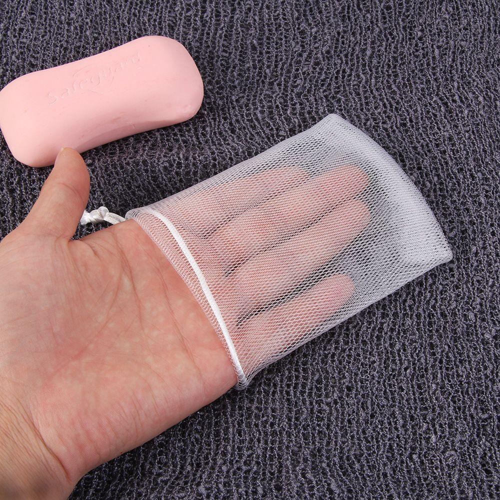 5/10pcs Cleaning clean tool Shower Soap Saver Bag bubble mesh bag Blister Mesh Foaming net