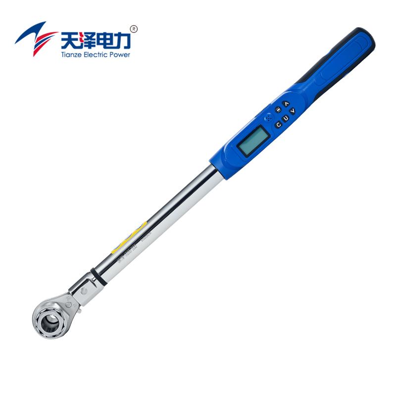 High Accuracy Digital Display Ratchet Torque Wrench DRTW-1020 for DIY Grade Customized OEM Support (Natural,Torque Wrench&24mm)