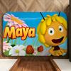 Cartoon M-Maya the B-Bee Floor Mat Soft Flannel Floor Mat  Suitable for Entryways, Living Rooms, Bedrooms, and Bathrooms